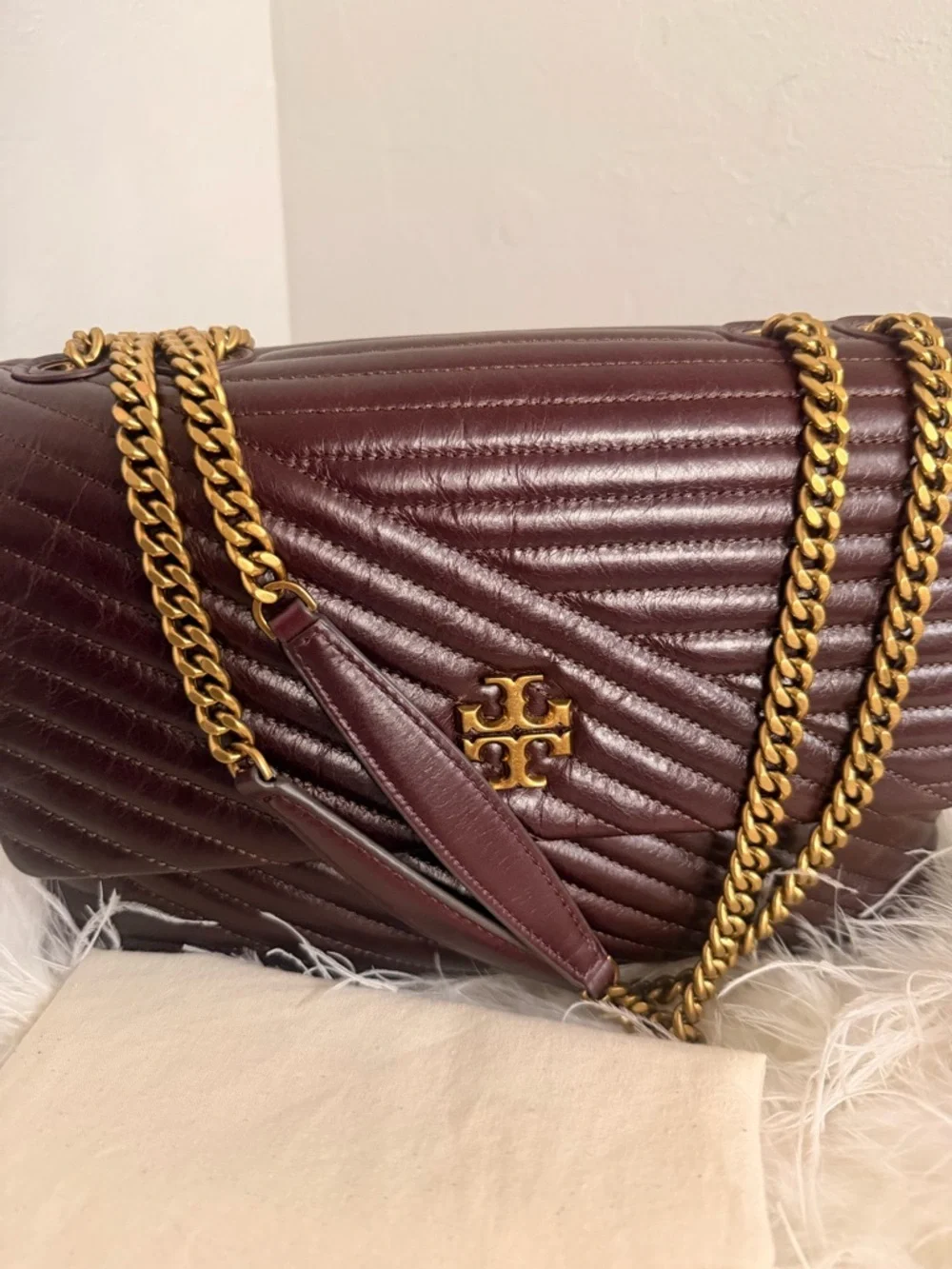 Tory Burch Kira Glazed Convertible Shoulder Bag